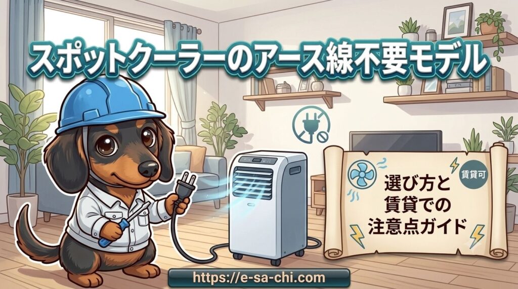 スポットクーラー アース線不要