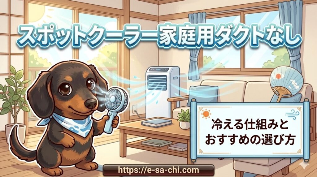 スポットクーラー 家庭用 ダクトなし