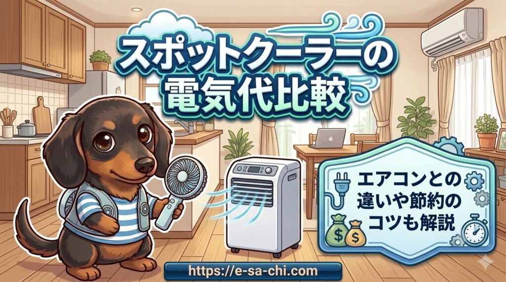 スポットクーラー 電気代 比較