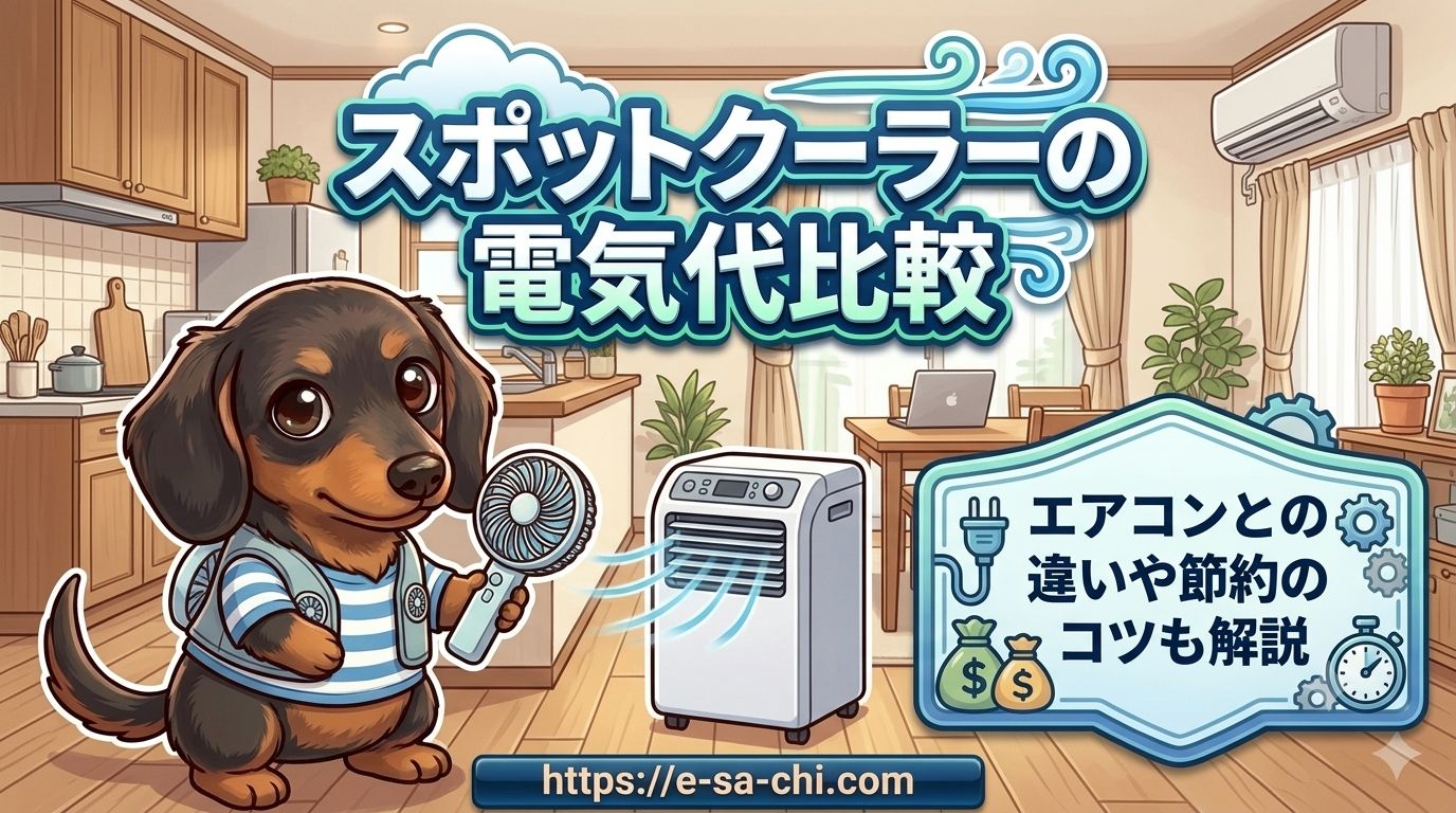 スポットクーラー 電気代 比較