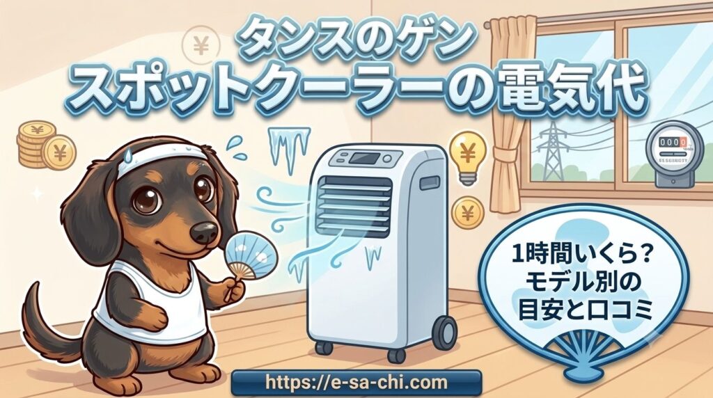 タンスのゲン スポットクーラー 電気代