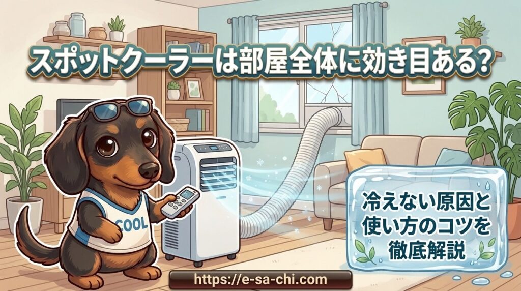 スポットクーラー 部屋全体 効き目