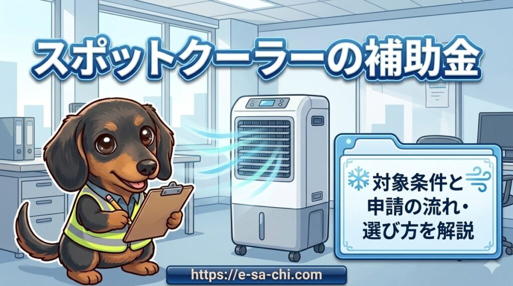 【スポットクーラーの補助金】対象条件と申請の流れ・選び方を解説