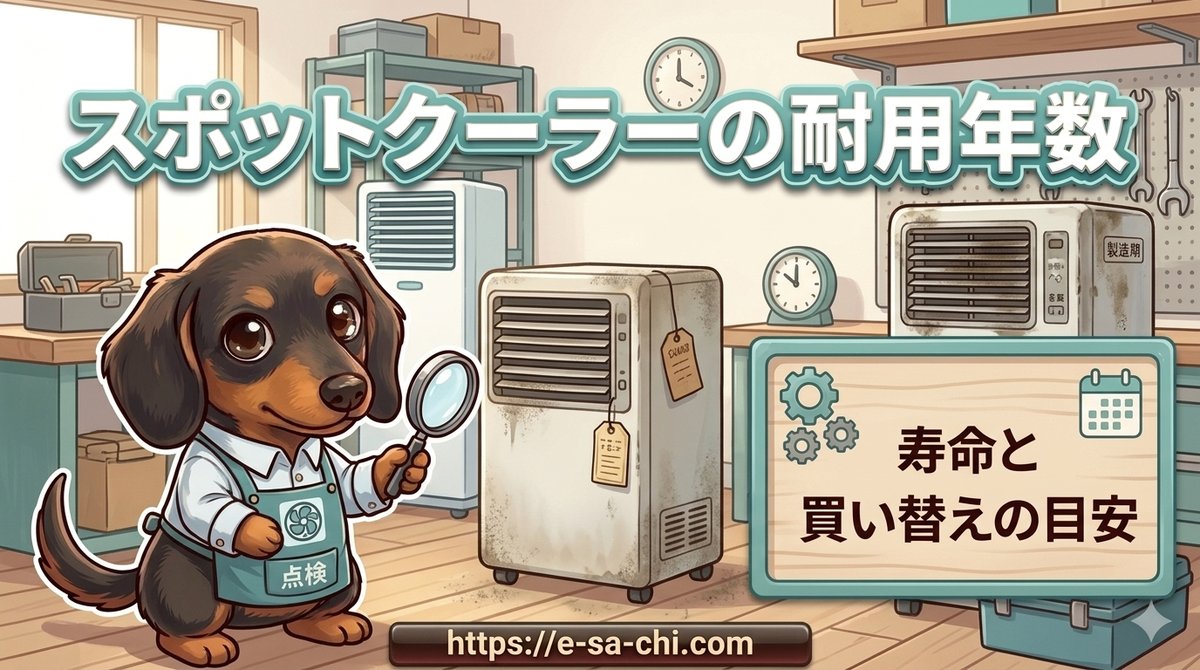 スポットクーラーの耐用年数と寿命の目安 買い替えサインと長持ちのコツ