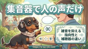 【集音器で人の声だけ?】雑音を抑える指向性やノイズキャンセリングと補聴器の違い