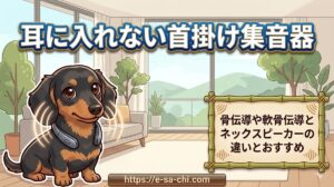 【耳に入れない首掛け集音器】骨伝導や軟骨伝導とネックスピーカーの違いとおすすめ